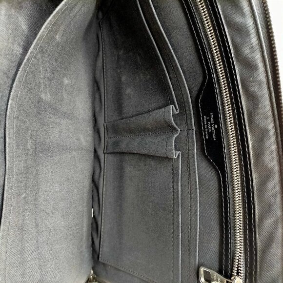 Louis Vuitton LV Brief Case Poche Document Black Damier Graphite 646-071025 - Picture 11 of 13